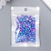 Beads for creativity plastic "Round. Gradient. Mermaid Fiolet" d = 3-8 mm, set 10 grams