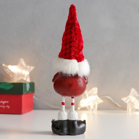 Polystone souvenir "Grandpa on long legs, a red cap with fur" MIX 18x4.5x4 cm-3