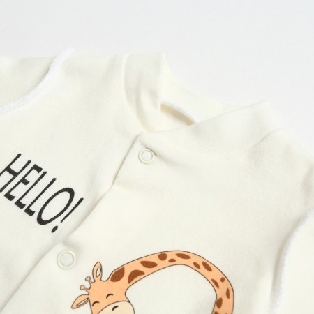 Nursery blouse, dairy color, height 68 cm-2