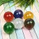 Rubber ball "shine", 4 cm, mix colors
