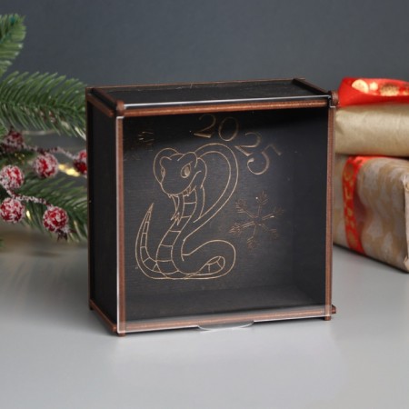 New Year's box "Cobra" 6x12x12 cm