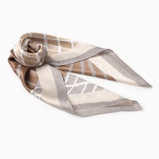 Women's scarf minku rr 70*70 cm, col. brown