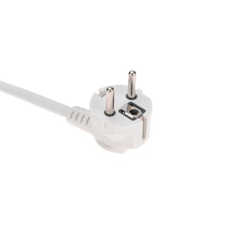 Extension cord Premium 6 nests, 3m, 3x1.5mm², s/h, 2 USB, white rexant-6