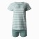 Female set (T -shirt/shorts), olive strip color, size 52