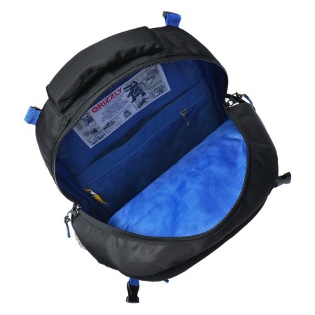 School backpack, 39 x 28 x 17 cm, Grizzly, ergonomic back, laptop compartment, + bag for shoes-16