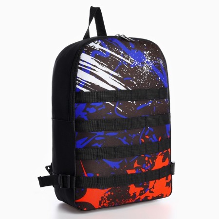 Tourist backpack "Drive", 39*26*13 cm, black color-1