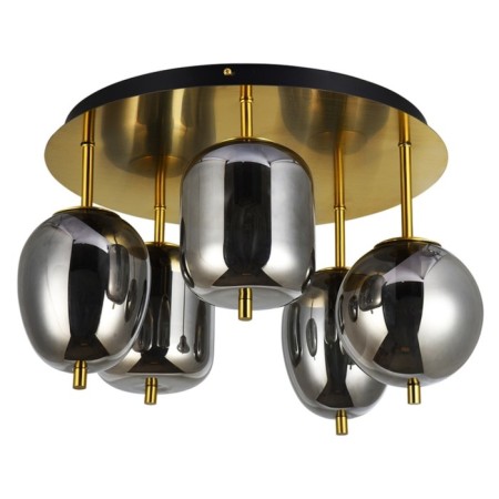 Ceiling chandelier Arte Lamp Freddie A2231PL-5PB, E14, 5x40 W, 47x47x30 cm, copper