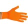 Nylon gloves, knitting class 13, size 10, orange