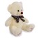 Soft toy "Bear Toptyka", Milk color, 70 cm