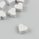 Busina silicone "heart" cold gray d = 1.4 cm
