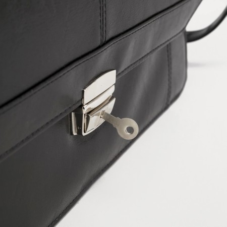 Male bag, "Alex", black color-4