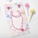 Set of children's "chosen" 5 items: clips, beads, bracelet, 2 felt -tip pens, mix
