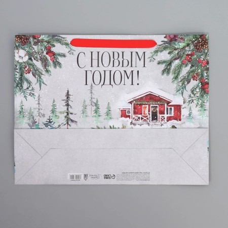 Craft horizontal package “New Year's History”, l 40 x 31 x 11.5 cm, New Year-8
