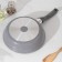 Pan, d = 24 cm, plastic handle, anti -stick coating, color light marble