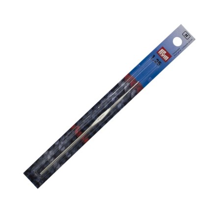 IMRA hook for thin yarn without a handle, steel, with a guide with an area of ​​1.25 mm