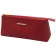 Cosmetic bag with lightning, red color