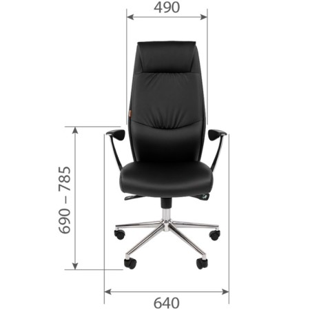 Chair of Chairman Vista EcoPremium Black-3