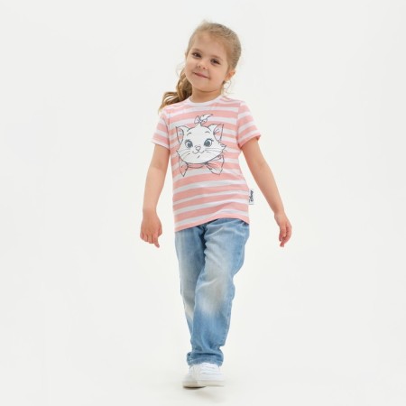 Children's T-shirt "Marie" cats Aristocrats, height 122-128, pink-4