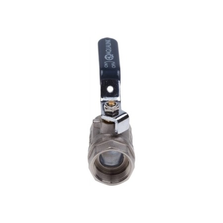 Ballic Aqualink, PN 50 tap, internal/internal thread 1 ", handle, nickel.-2
