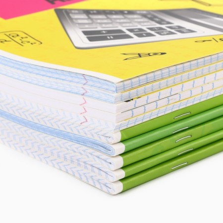 A set of notebooks of 48 sheets, 10 objects, internal block No. 1 Mix “September 1: Bright” Twin Lac, Uh Lak-3