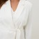Women's jacket with a Mist Plus-Size belt, r.60, white
