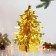 Foil ball "Christmas tree with balls" 18x27 cm, mix