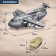 Parking "Military Airplane", 4 cars, moving elements