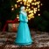 Snow Maiden plastic 22x9.5 cm, turquoise