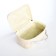 Lightning cosmetic bag, beige color