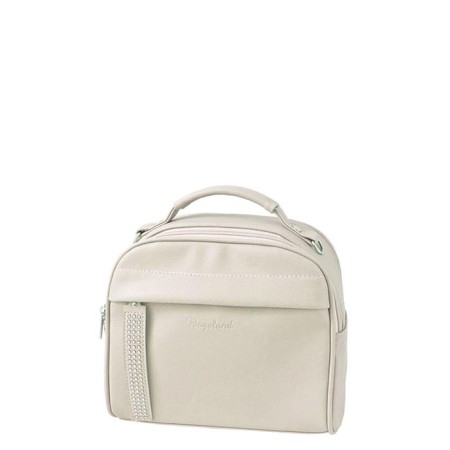 Bag Women's claim, lightning, beige color