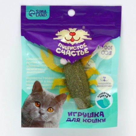 Cat toy "Cancer" from cat mint, 7.5 x 2 cm-6