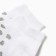 Women's socks "hearts, white color, rr 23-25