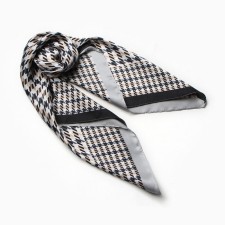 Women's scarf minku 70*70 cm, black