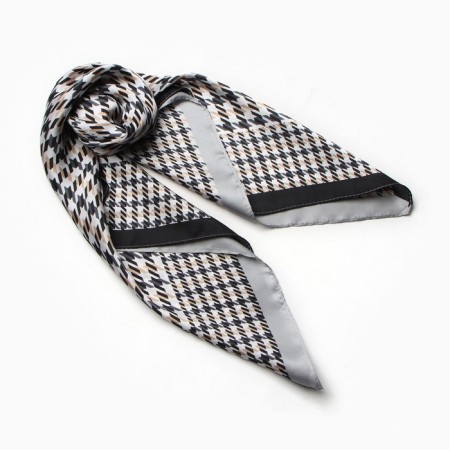 Women's scarf minku 70*70 cm, black