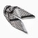Women's scarf minku 70*70 cm, black
