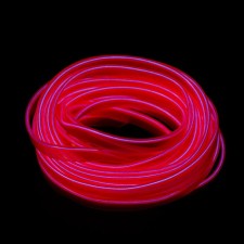 CARTAGE neon thread for lighting salon, 12 V power adapter, 7 m, pink