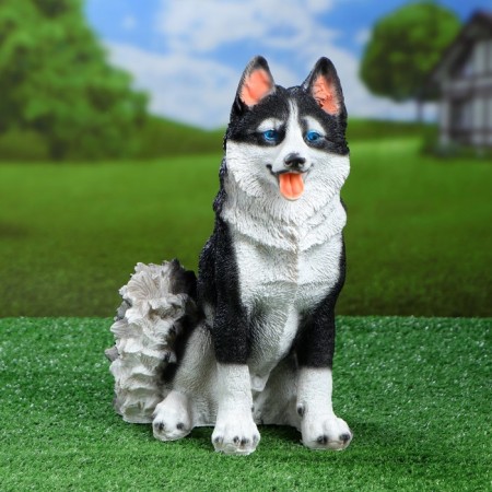 Garden figure "Husky dog" 27x20x37cm