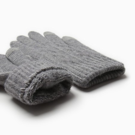 Male gloves minku 21 cm gray-2