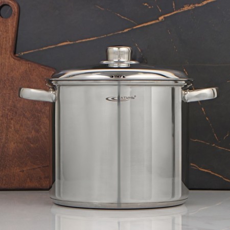 Gretta pan, 7.3 l, d = 22 cm, capsule, metal cover, induction-7