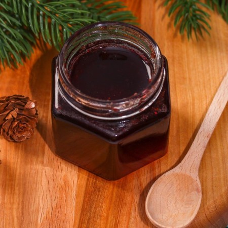 Jam "Happy New Year and Merry Christmas" from blueberries, 100 ml.-2