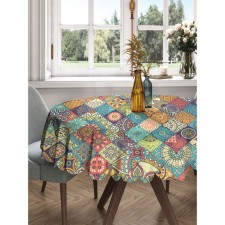 Tablecloth on the table 