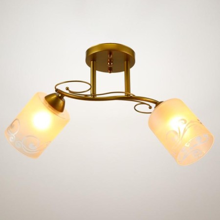 Chandelier 1082/2GD 40W E27 gold 46x15x24 cm-1