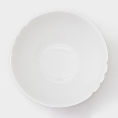 Set of salad bowls Luminarc Lotusia, d = 18 cm, glass ceramic, 6 pcs, white color-2
