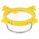 Smart Solutions baking and storage container, round, with a lid, 400 ml, yellow color