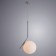 Bolla-Inica lamp, 40W E27, chromium color