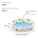 Fruit inflatable pool, 122 x 25 cm, from 2 years, 59421np intex