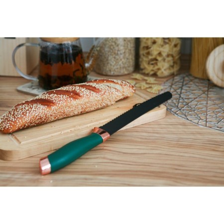 Knife Bread share "Esiralda", bread, blade 19.5 cm, green color-4