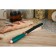 Knife Bread share "Esiralda", bread, blade 19.5 cm, green color