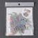 Set for decorating "Butterflies", set 12 pcs, color holography silver