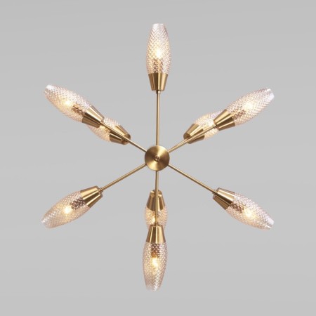 Ceiling chandelier with Thalia, 60W, E14, 85x85x55 cm-2